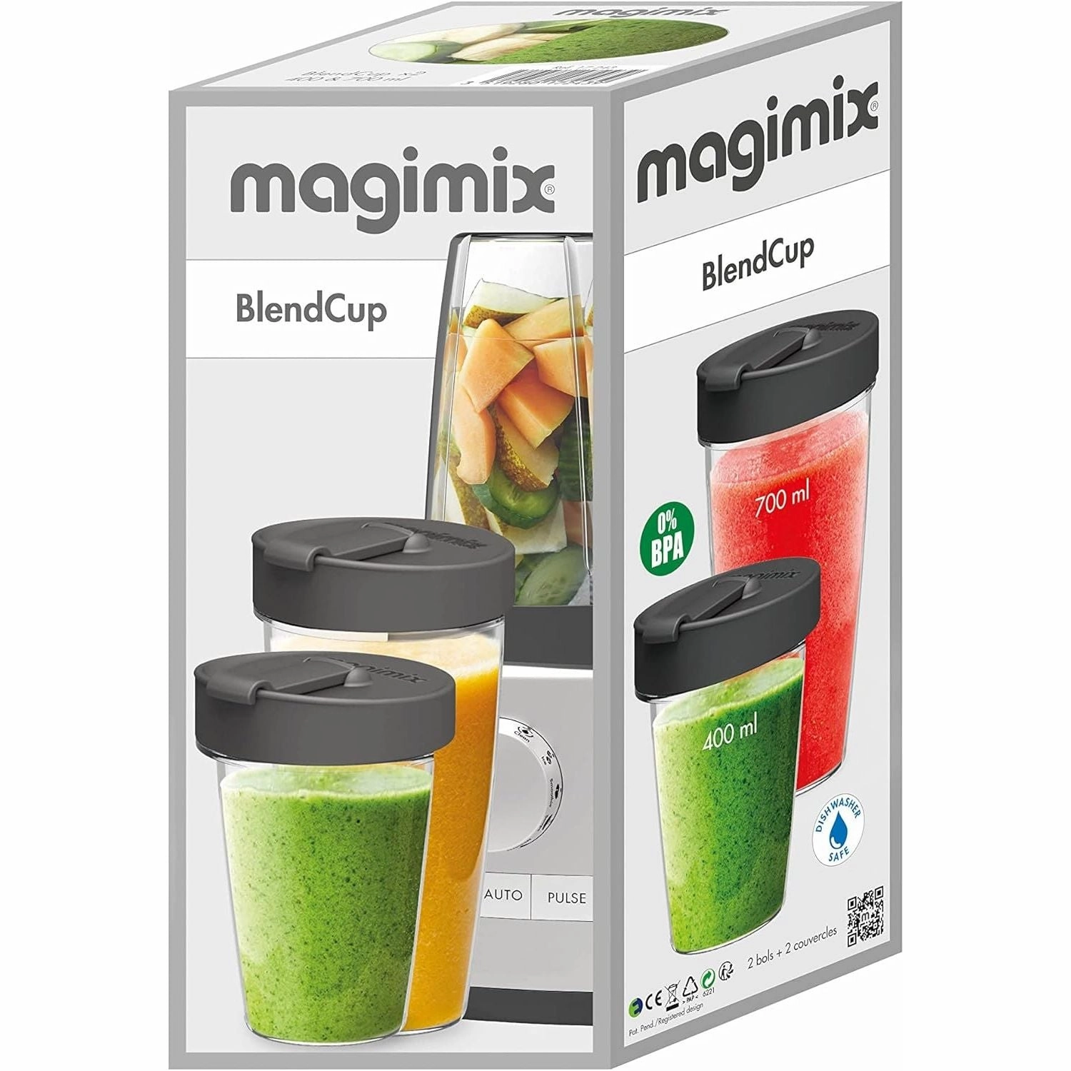 Magimix 17243 BlendCups  Dishwasher Safe, Medium