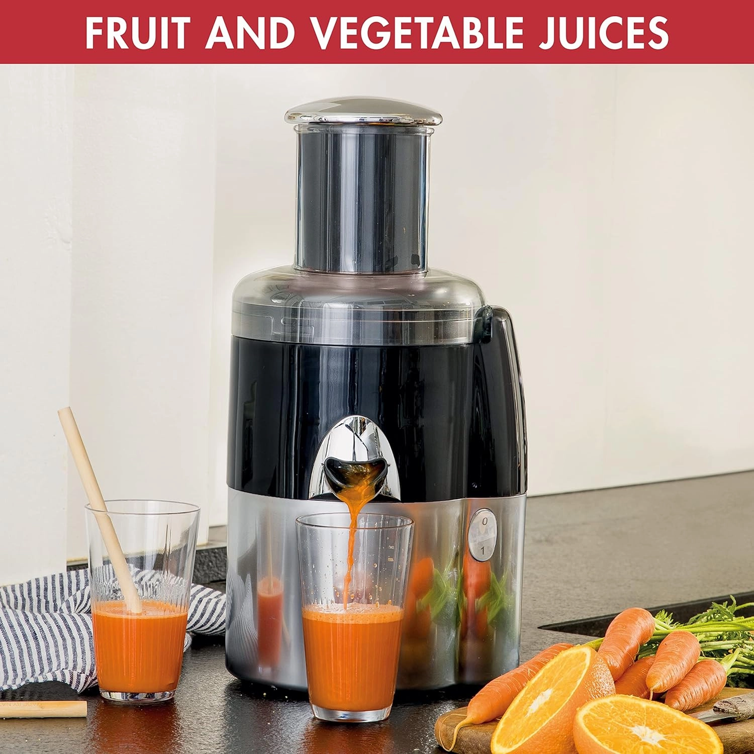 Magimix Juice Expert 3  Juice, Smoothie & Plant-Based Milk Maker Machine, Easy to Maintain, Satin/Black (Model: 18082)