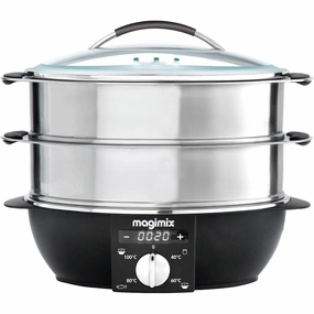 Magimix Multifunctional Food Steamer - 12.2L, 2 Tiers, Removable Base, Stainless Steel phone accessories, mobile phone cases, best charging cable