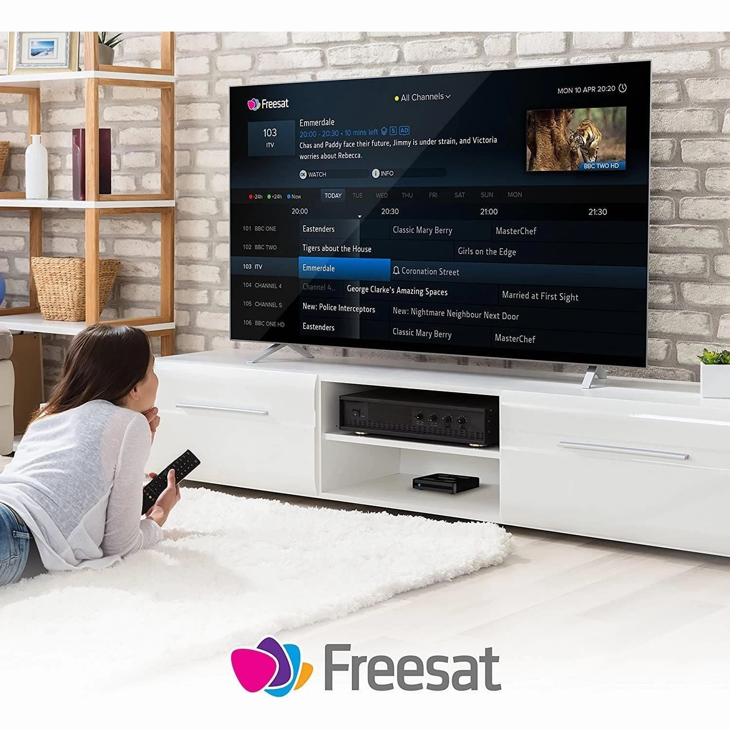 Manhattan SX Freesat HD Box, Black