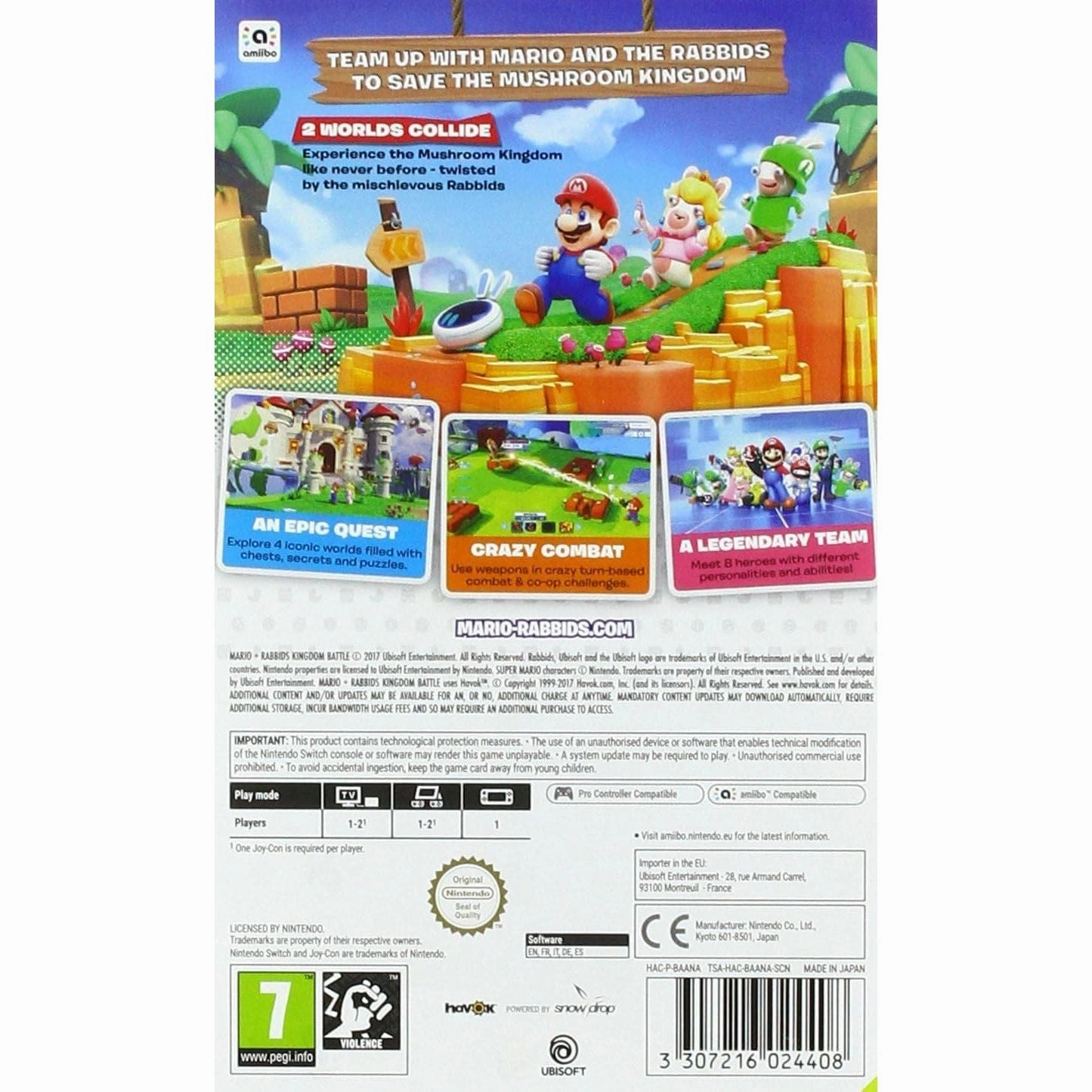 Mario   Rabbids Kingdom Battle (Nintendo Switch)