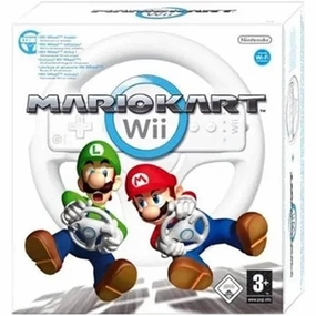 Mario Kart with X4 Steering Wheels - Nintendo Wii. smartwatch accessories, apple watch bands, charging dock for smartwatch
