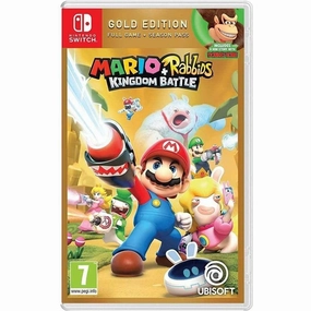 Mario Plus Rabbids Kingdom Battle Gold Edition (Nintendo Switch) retro gaming consoles,gaming console deals,console games,new game consoles