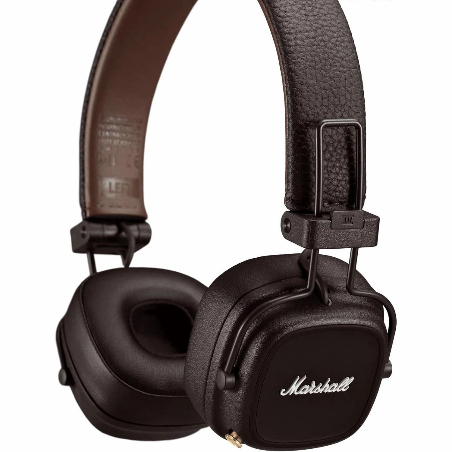 Marshall Major IV On-Ear Bluetooth Headphones  Wireless, Foldable, 80 Hours Playtime, Brown