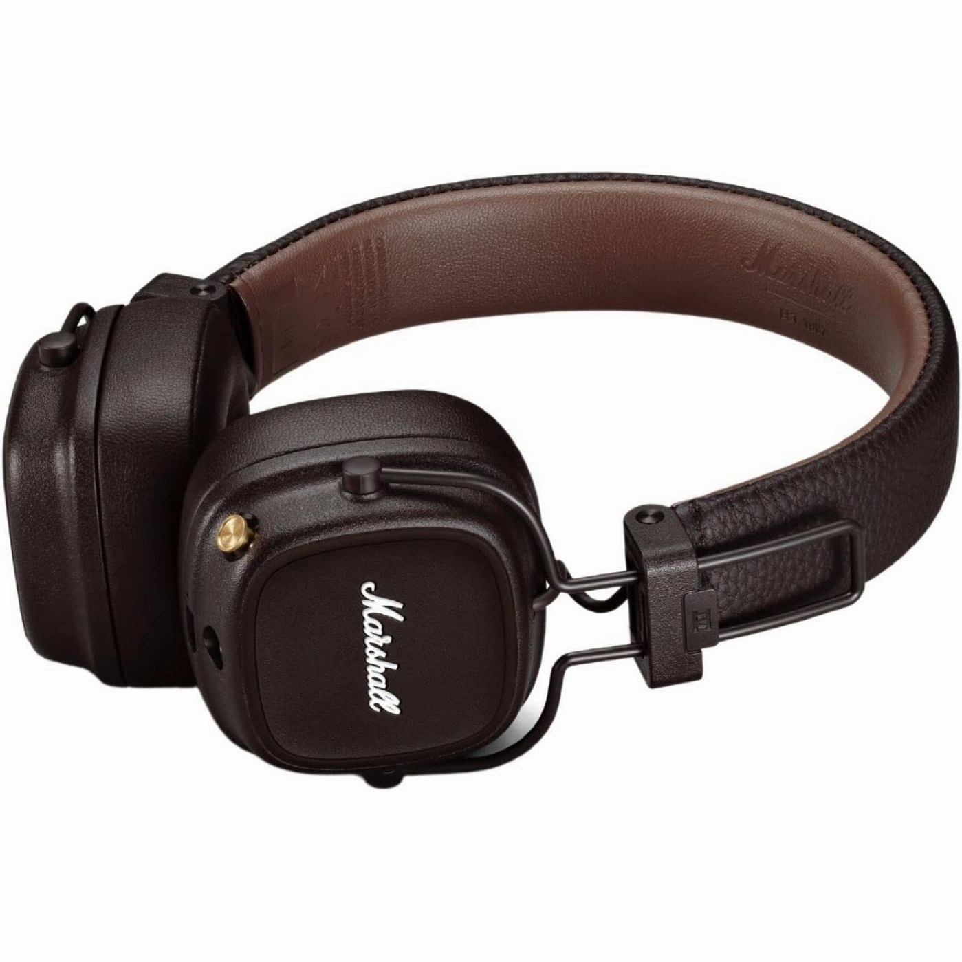 Marshall Major IV On-Ear Bluetooth Headphones  Wireless, Foldable, 80 Hours Playtime, Brown