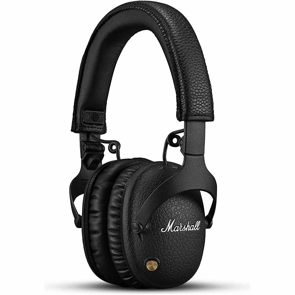 Marshall Monitor II ANC Wireless Bluetooth Headphones - Over-Ear, Active Noise Cancellation, 30-Hour Battery, Black