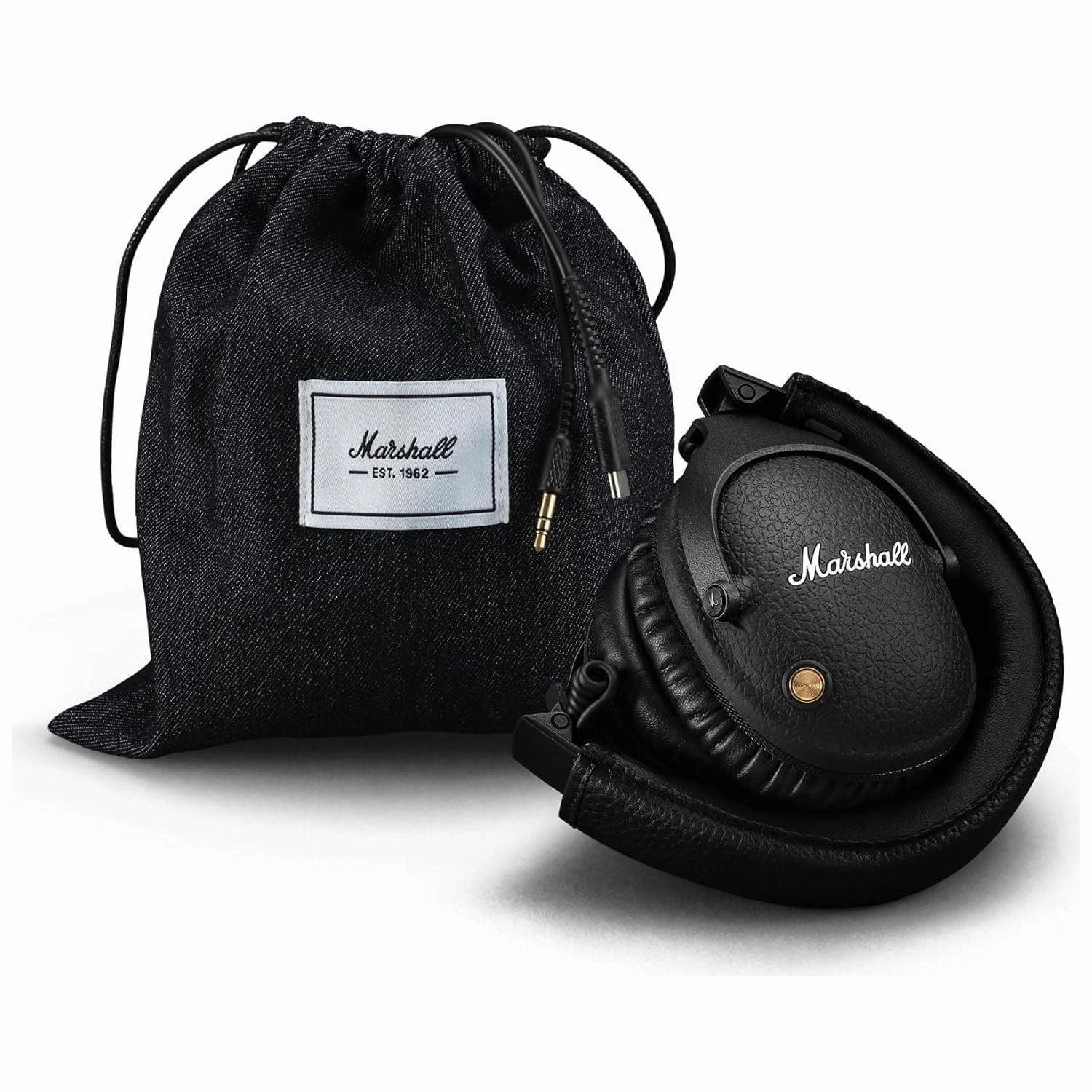 Marshall Monitor II ANC Wireless Bluetooth Headphones - Over-Ear, Active Noise Cancellation, 30-Hour Battery, Black