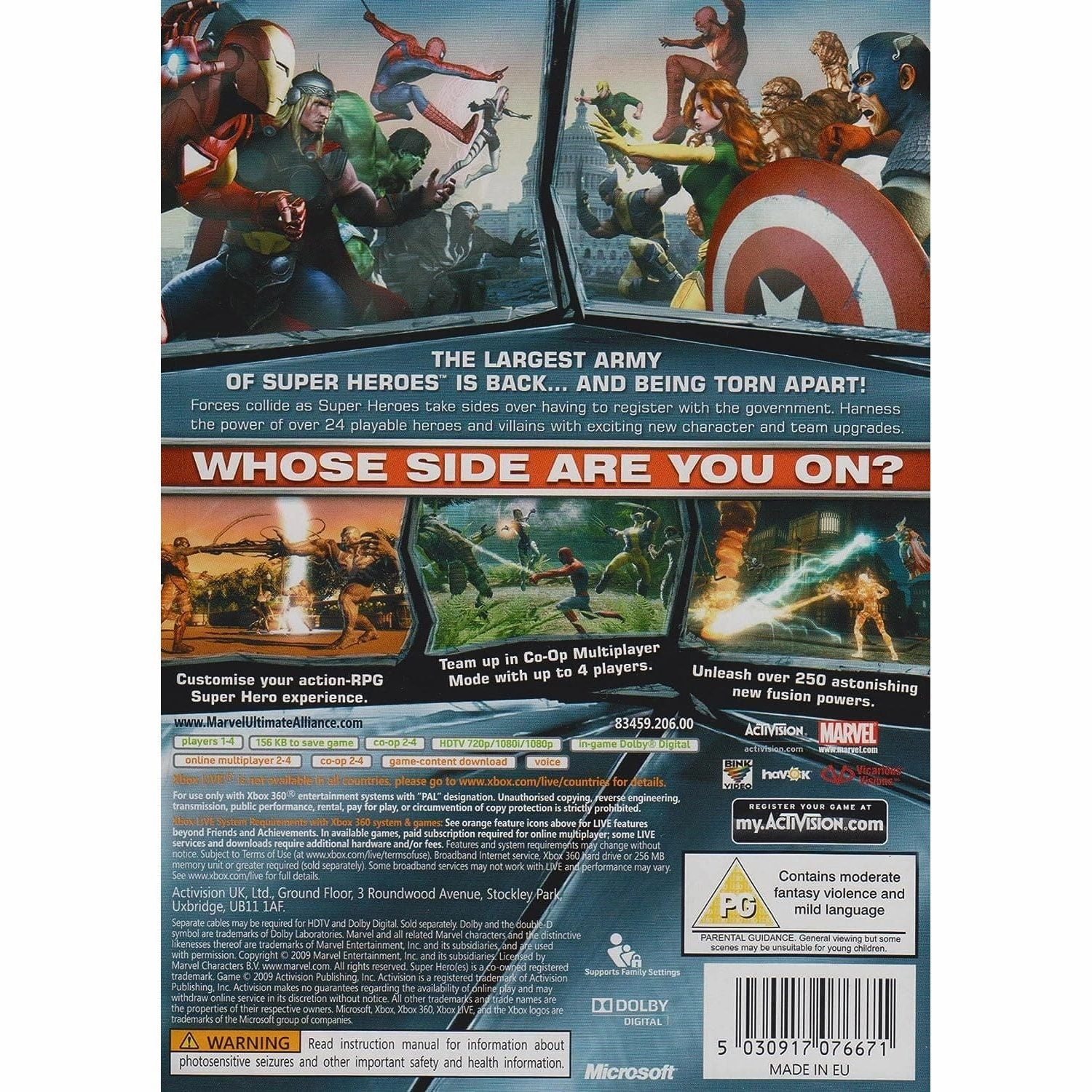 Marvel Ultimate Alliance 2 (Xbox 360)