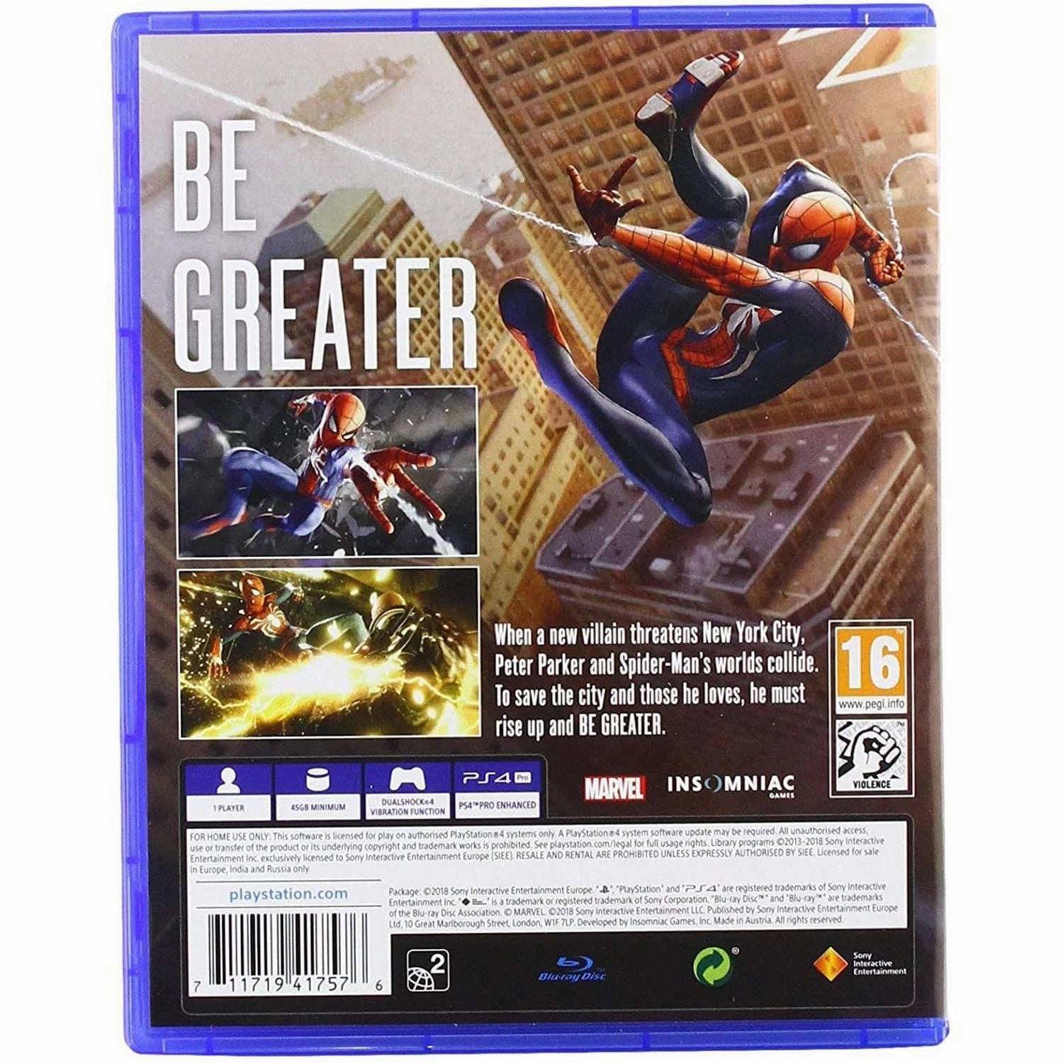 Marvels Spider-Man - PS4 Game