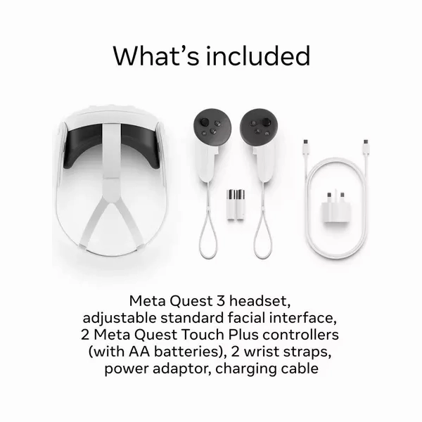 Meta Quest 3 - 128GB All-In-One Mixed Reality Headset