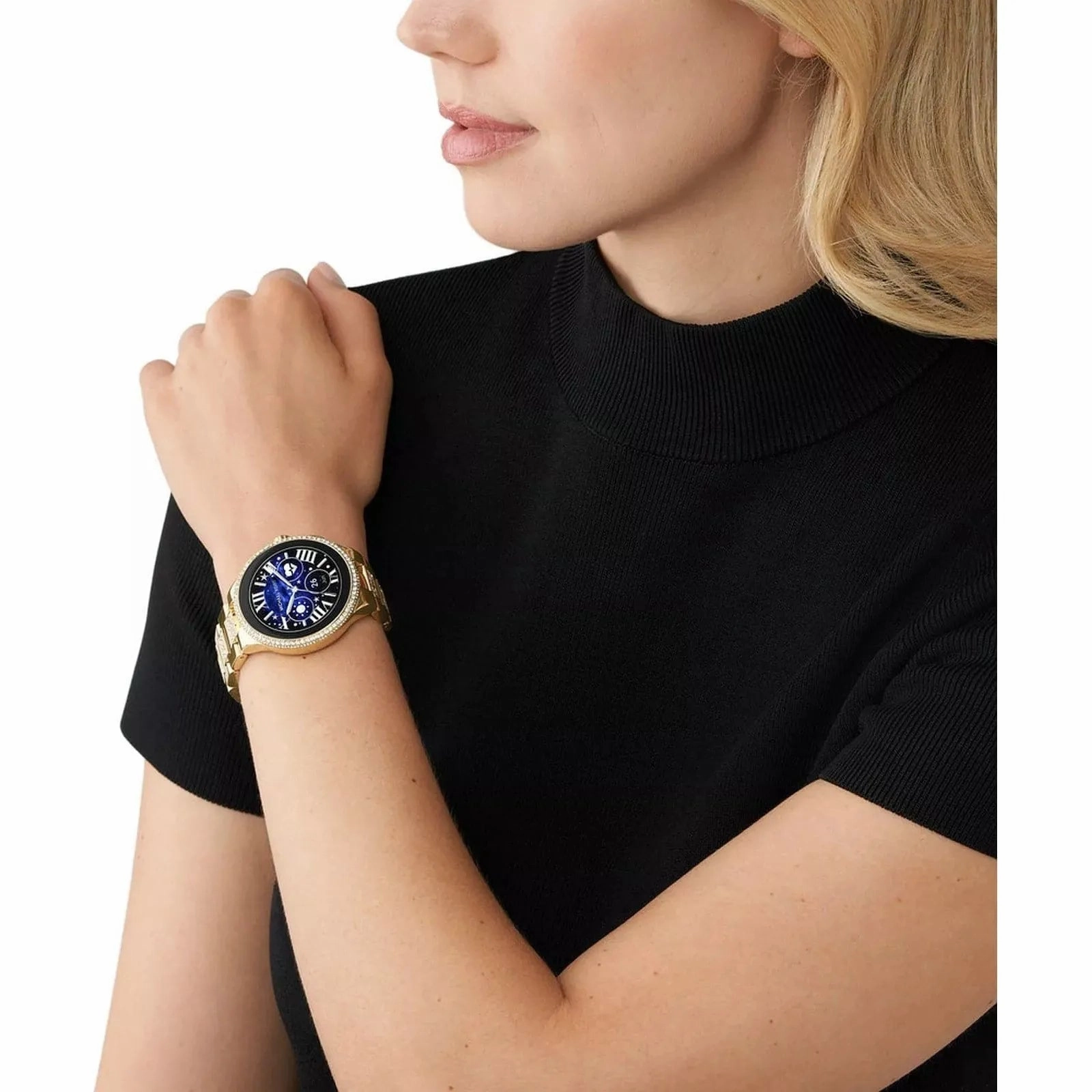Michael Kors 44mm Gen 6 Camille MKT5146 - Gold Steel, Smartwatch