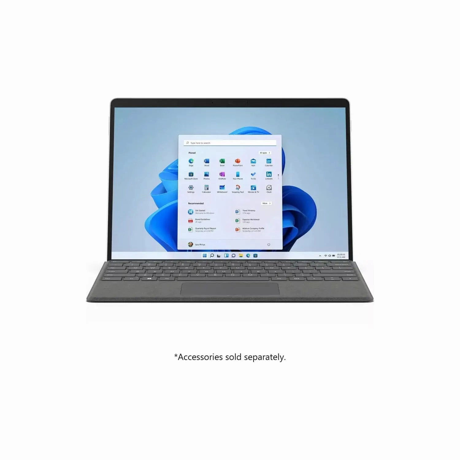 Microsoft 13" Surface Pro 8 - Intel Core i5 11th Gen, 8GB, 128 GB SSD, Platinum