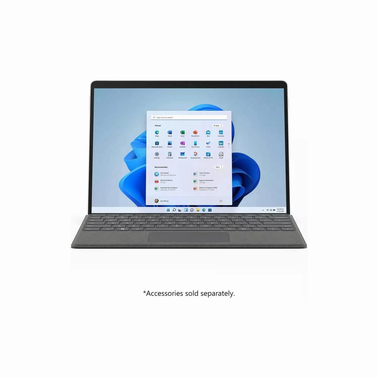 Microsoft 13" Surface Pro 8 - Intel Core i5 11th Gen, 8GB, 128 GB SSD, Platinum