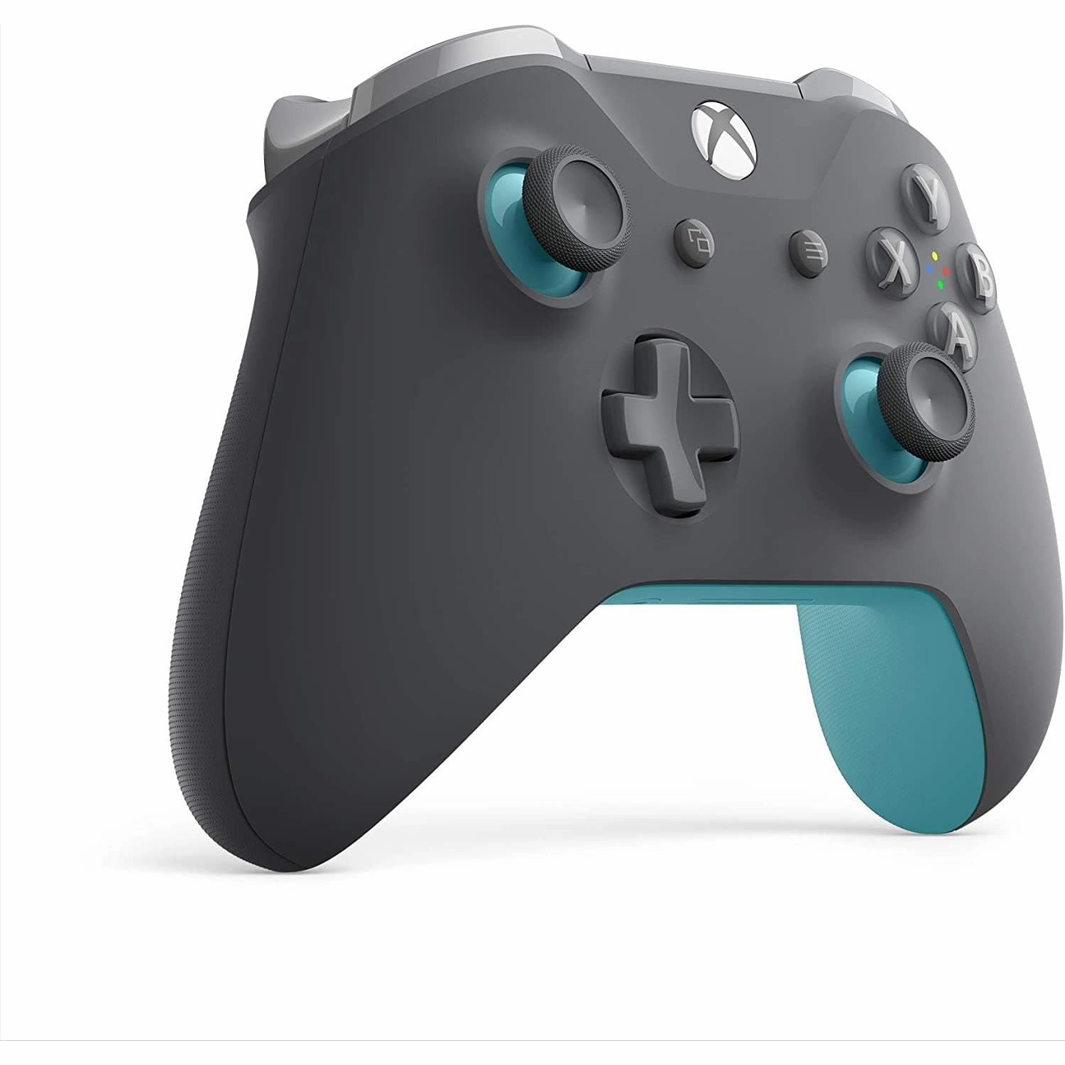 Microsoft Official Xbox Grey and Blue Wireless Controller