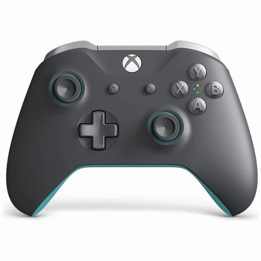 Microsoft Official Xbox Grey and Blue Wireless Controller nintendo switch,game console accessories,wireless controllers,gaming system