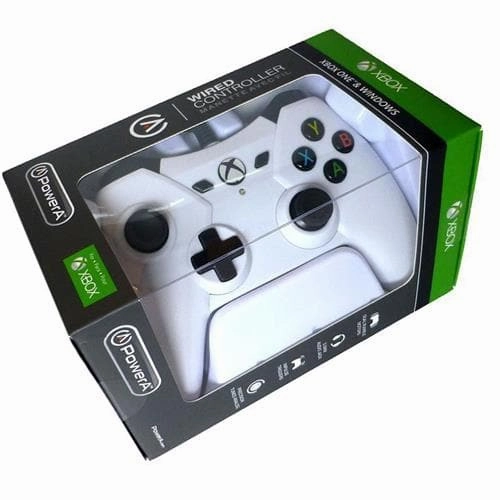 Microsoft Officially Licenced Power A Xbox One Wired Controller - White nintendo switch,game console accessories,wireless controllers,gaming system