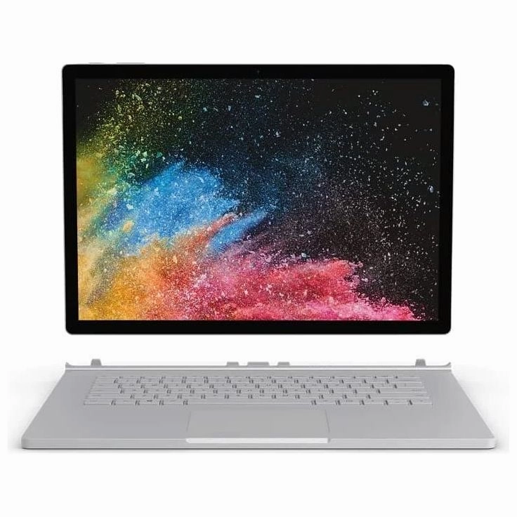 Microsoft Surface Book 2 (Silver) - (Intel i7-8650U, 16 GB RAM,1 TB SSD, NVIDIA GeForce GTX 1050 Graphics, Windows 10 Pro)