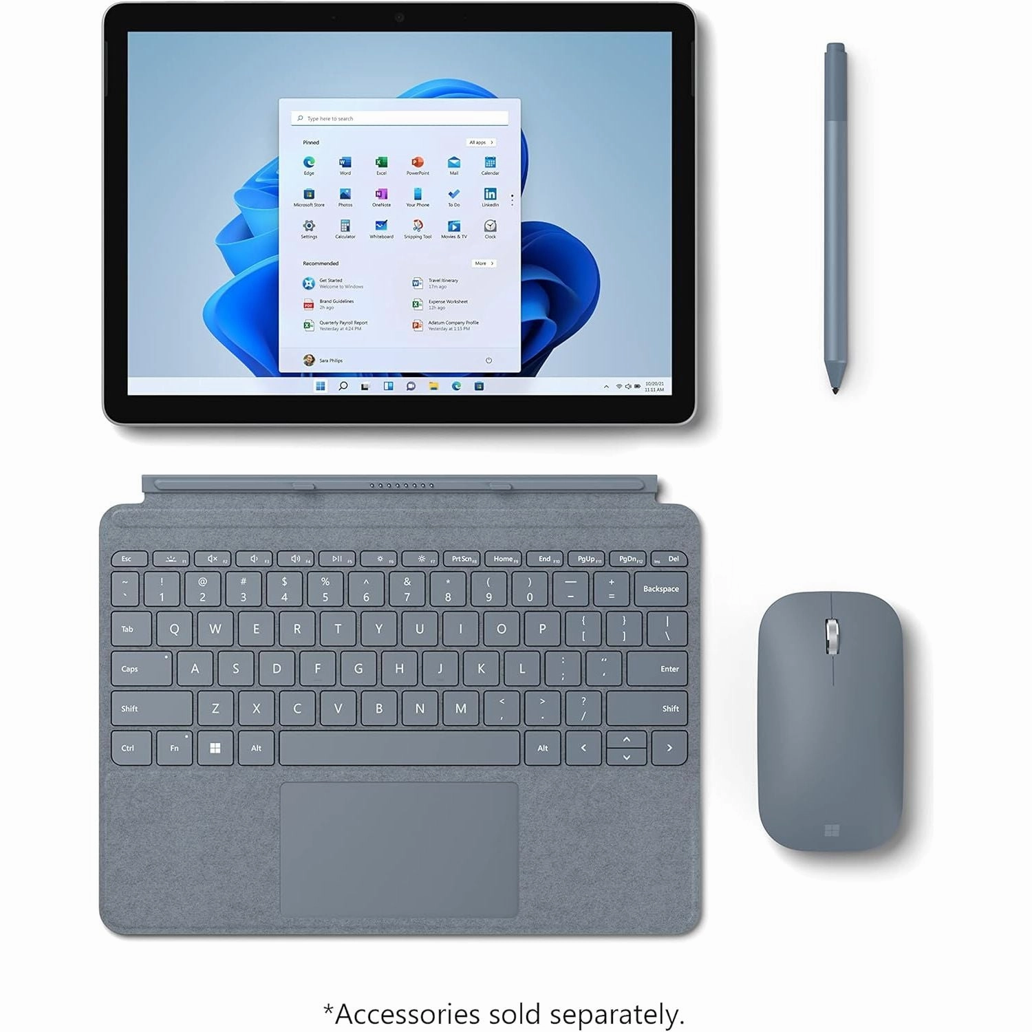 Microsoft Surface Go 2 - 10.5" Touchscreen, Intel Core m3 (8th Gen), 8GB RAM, 128GB SSD, WiFi   LTE, Platinum