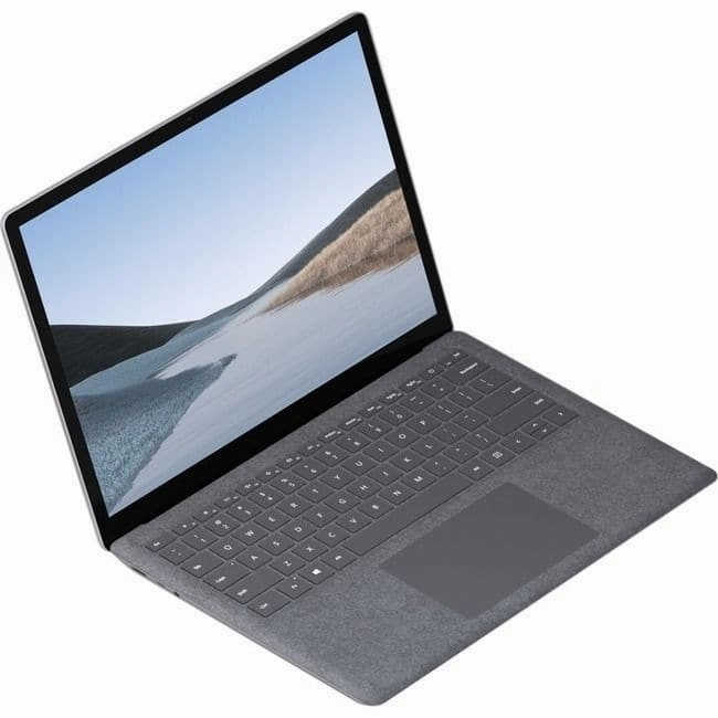 Microsoft Surface Laptop 3 C 13.5" Quad-Core i7, 16GB RAM, 256GB SSD, Windows 10 Pro - Platinum