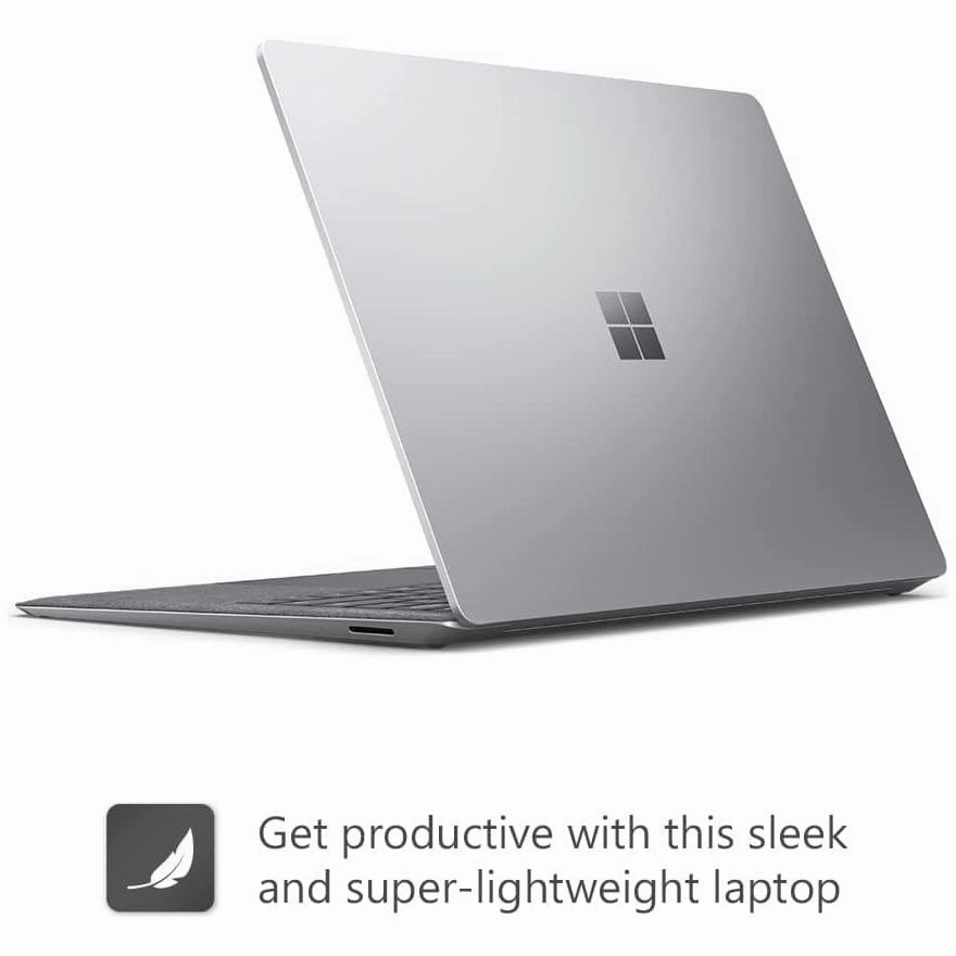 Microsoft Surface Laptop 5 - 13.5" Touchscreen, Intel Core i5, 8GB RAM, 512GB SSD, Windows 11 Home, Silver (2022, UK Plug)