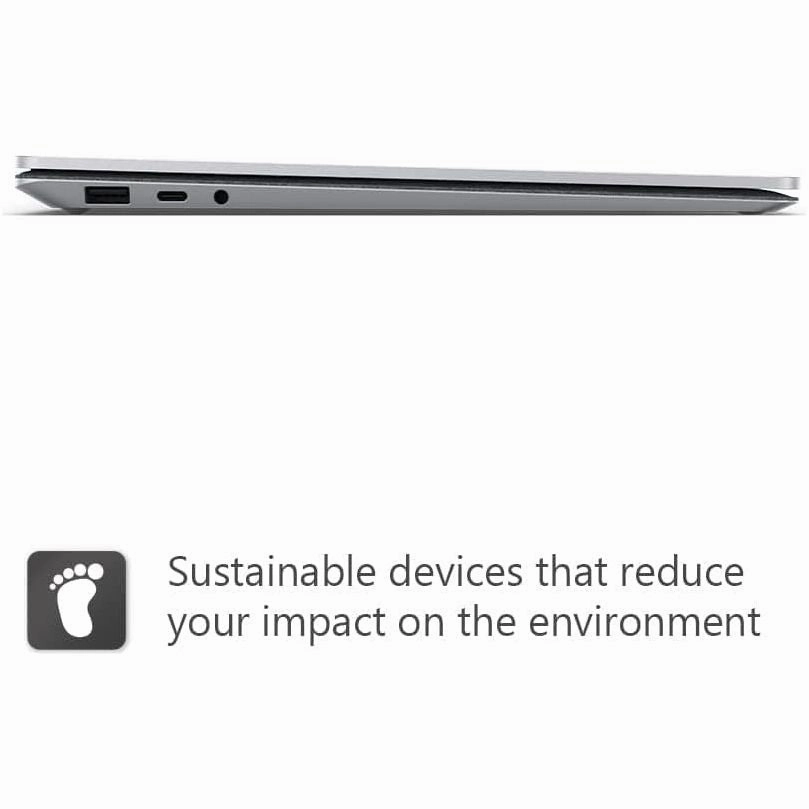 Microsoft Surface Laptop 5 - 13.5" Touchscreen, Intel Core i5, 8GB RAM, 512GB SSD, Windows 11 Home, Silver (2022, UK Plug)
