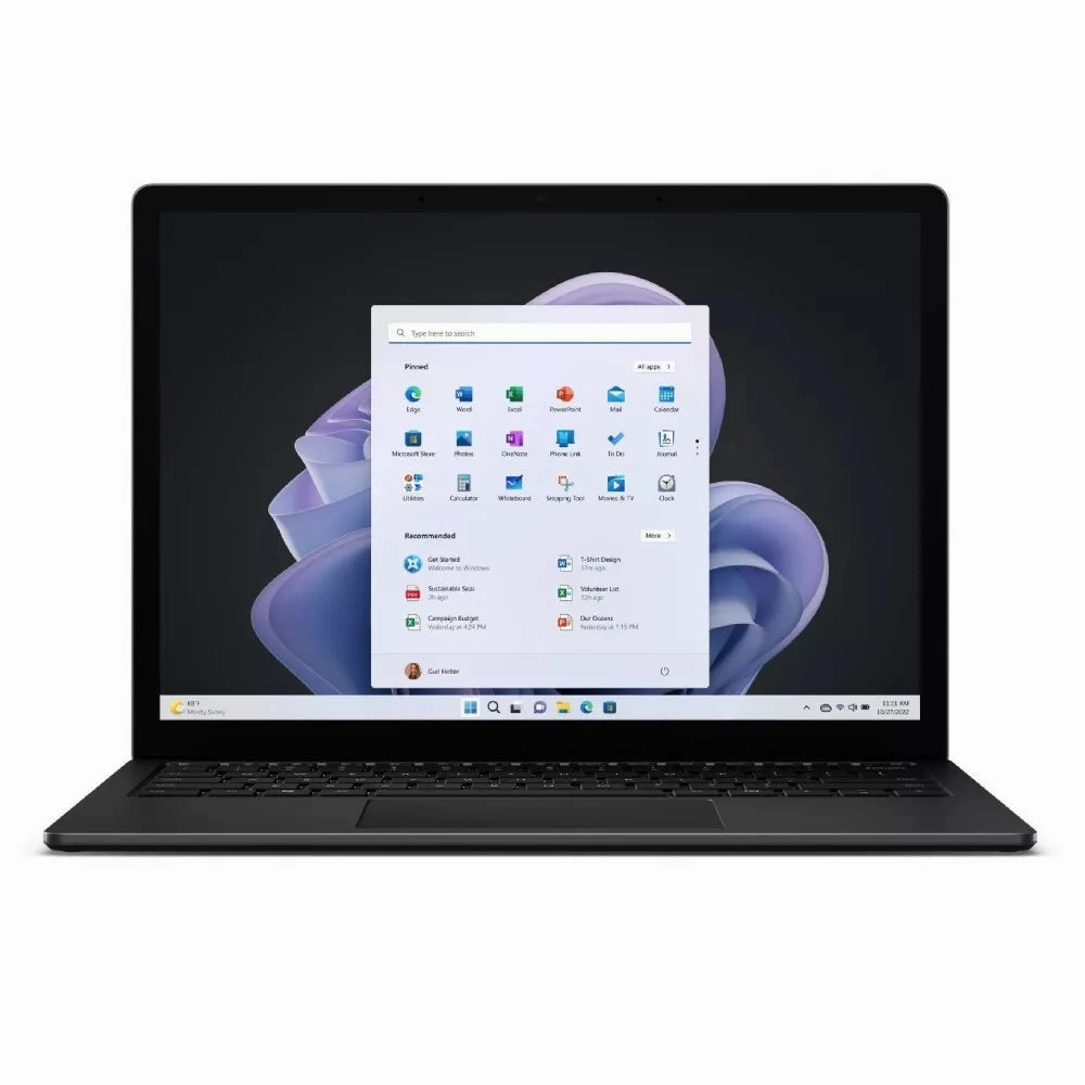 Microsoft Surface Laptop 5 Business C 15" Touchscreen, Intel i7-1265U, 16GB RAM, 512GB SSD, Windows 11 Pro, Matte Black computer monitors, 4k monitor for work, gaming monitors sale