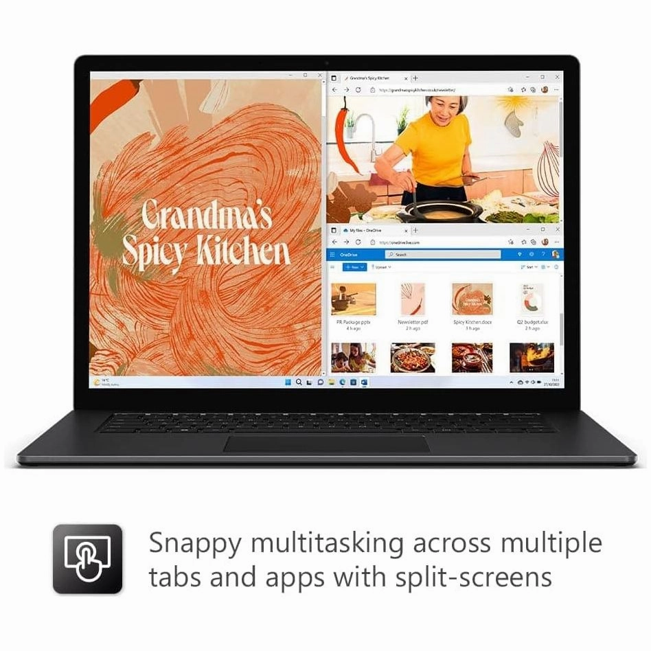 Microsoft Surface Laptop 5, Intel Core i7, 32GB RAM, 1TB SSD, 15" Touchscreen, Windows 10 Pro, Matte Black