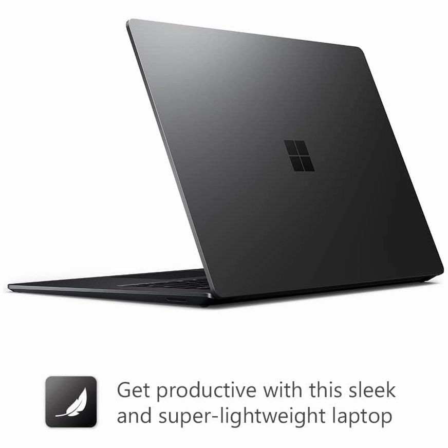Microsoft Surface Laptop 5, Intel Core i7, 32GB RAM, 1TB SSD, 15" Touchscreen, Windows 10 Pro, Matte Black