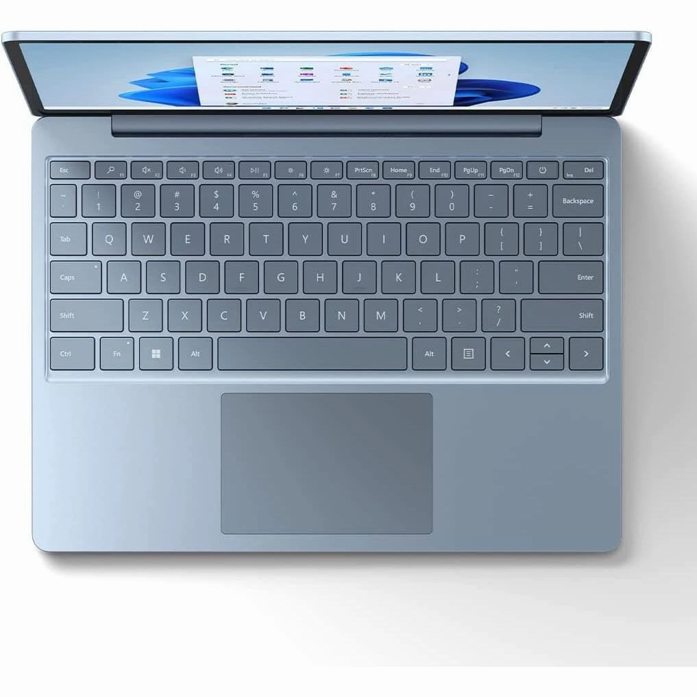 Microsoft Surface Laptop Go 2, Intel Core i5-1135G7, 8GB RAM, 256GB SSD - Windows 11 Home - 2022 model - Ice Blue