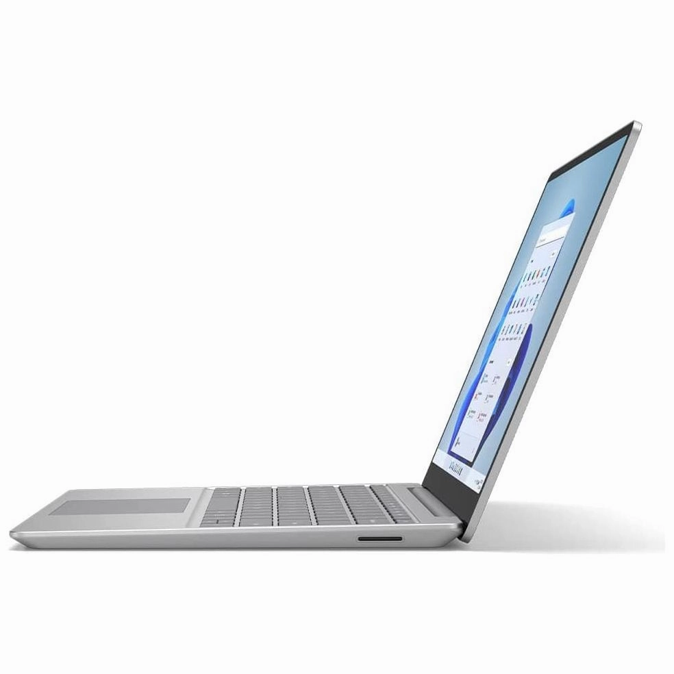 Microsoft Surface Laptop Go 2, Intel Core i5-1135G7 - 8GB RAM - 256GB SSD, Ultra-Thin 12.4 Touchscreen Laptop - Platinum - Windows 11 Home - 2022 model