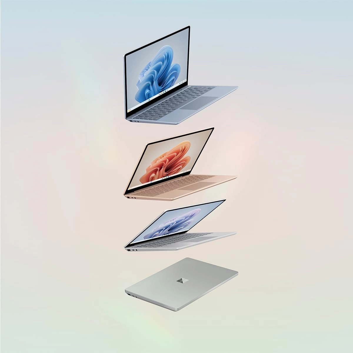 Microsoft Surface Laptop Go 3 (2023) - 12.4" Touchscreen, Intel Core i5, 8GB RAM, 256GB SSD, Windows 11 Home, Ice Blue