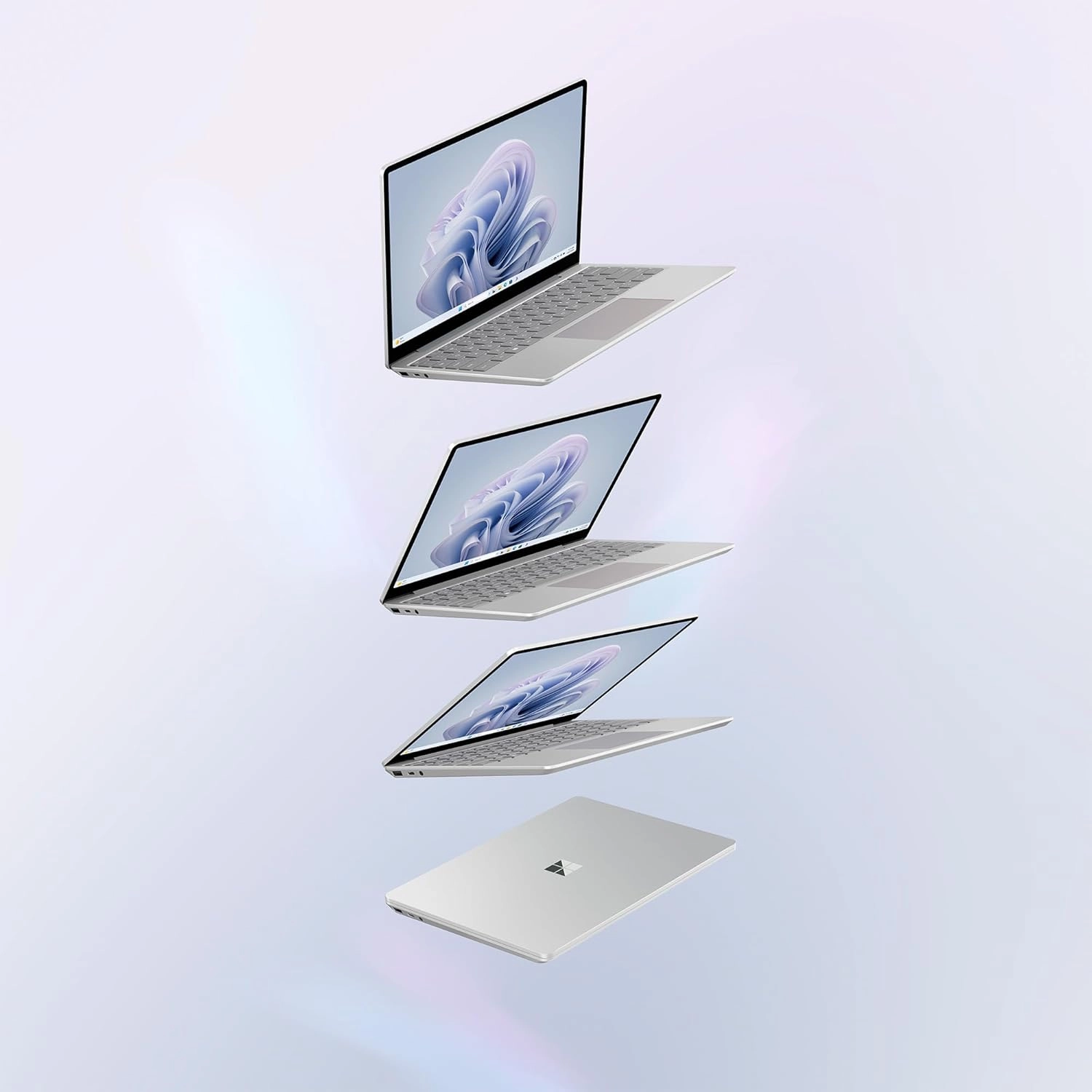 Microsoft Surface Laptop Go 3 (2023) C Ultra-Thin 12.4 Touchscreen, Intel Core i5, 16GB RAM, 256GB SSD, Ice Blue, Windows 11 Home