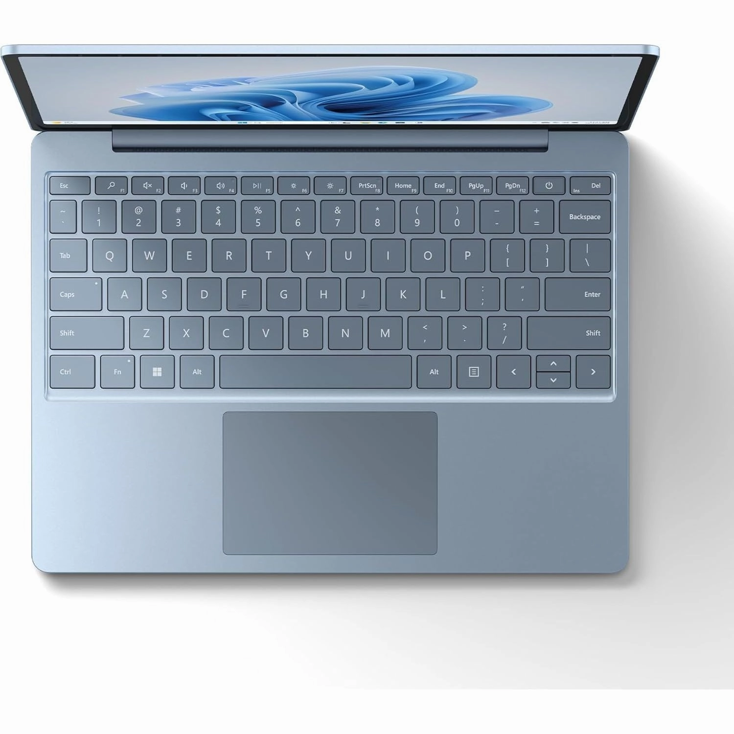 Microsoft Surface Laptop Go 3 (2023) C Ultra-Thin 12.4 Touchscreen, Intel Core i5, 16GB RAM, 256GB SSD, Ice Blue, Windows 11 Home