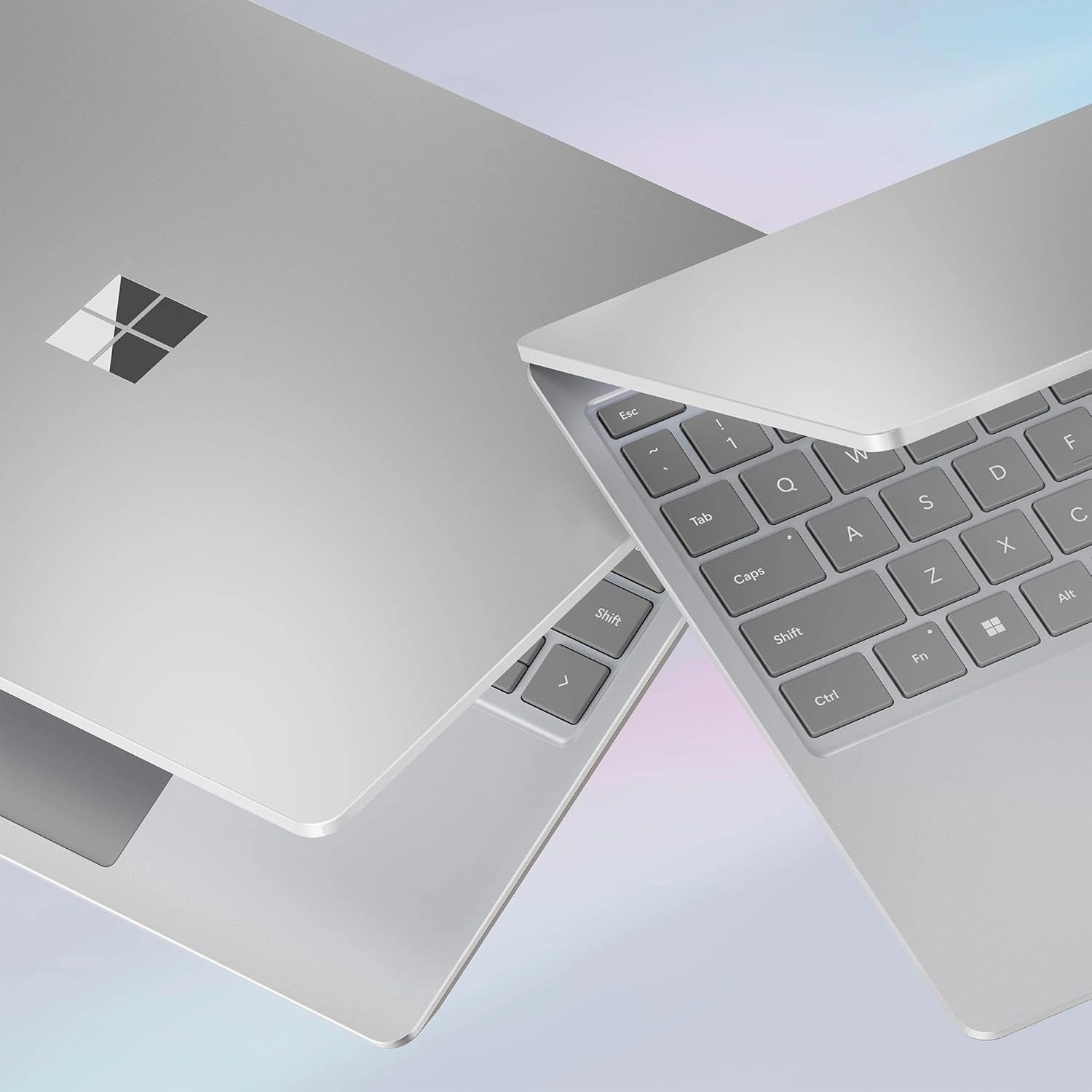 Microsoft Surface Laptop Go 3 (2023) C Ultra-Thin 12.4 Touchscreen, Intel Core i5, 16GB RAM, 256GB SSD, Ice Blue, Windows 11 Home