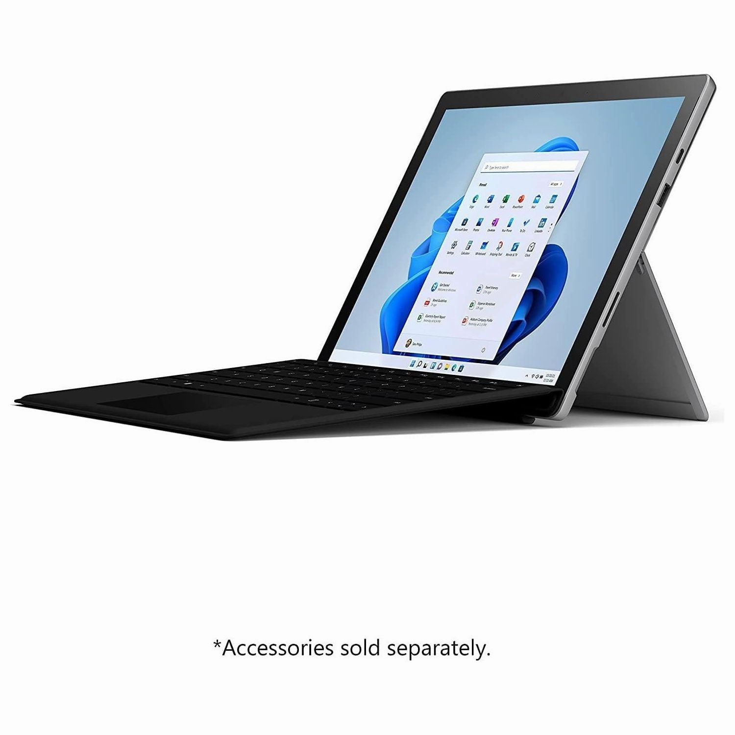 Microsoft Surface Pro 7 , Intel Core i5, 8GB RAM, 128GB SSD, 12.3" Display, Intel Iris Xe Graphics, Platinum