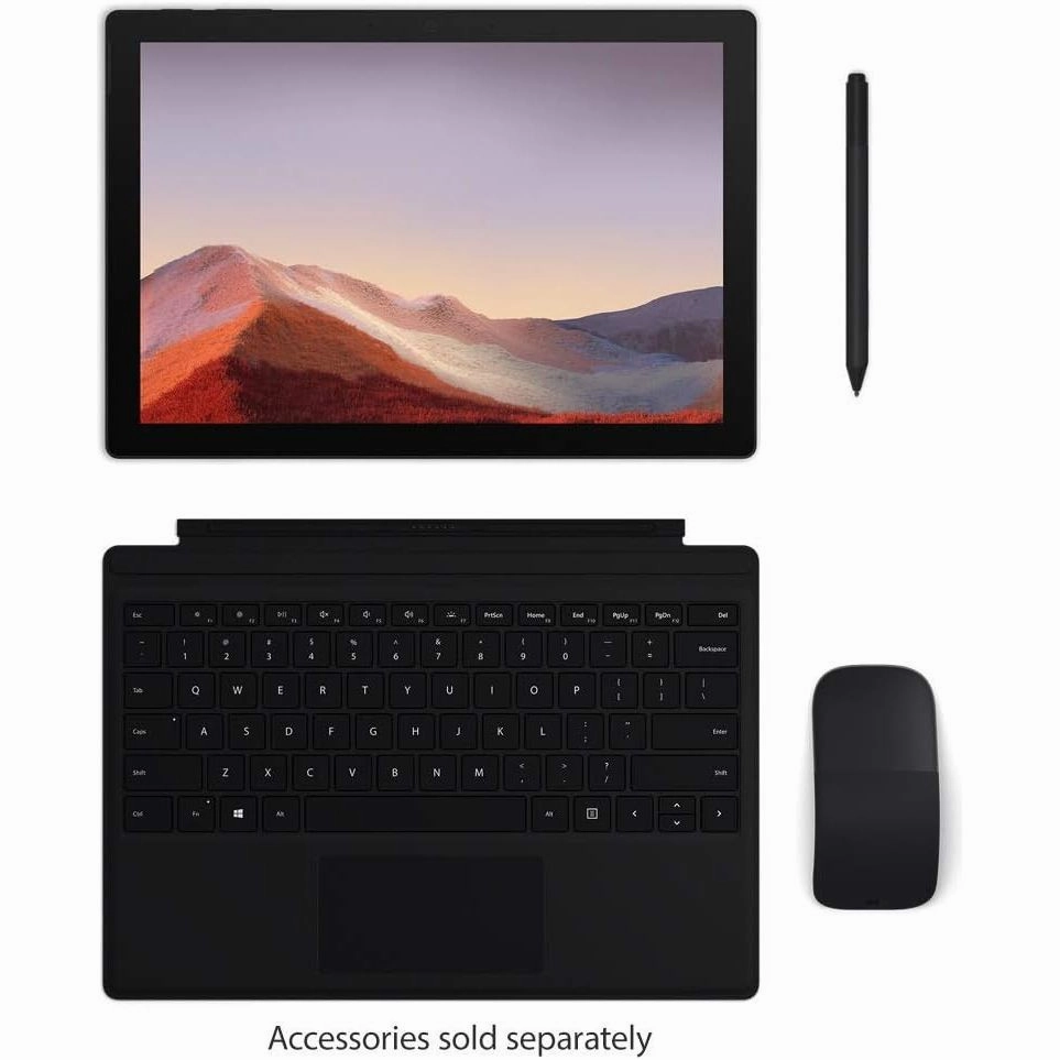 Microsoft Surface Pro 7 Laptop C Intel i7, 16GB RAM, 256GB SSD, Black