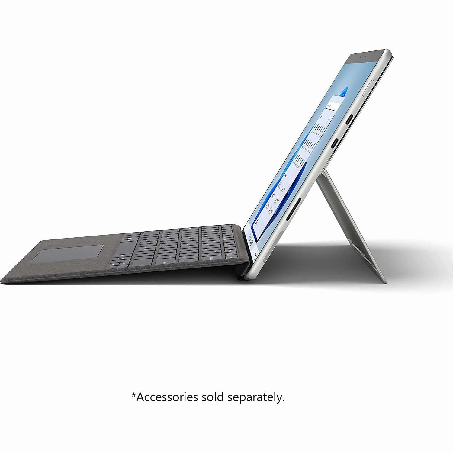 Microsoft Surface Pro 8 - 13 Inch 2-in-1 Tablet PC - Silver - Intel Core i7, 16GB RAM, 256GB SSD - Windows 11 Home