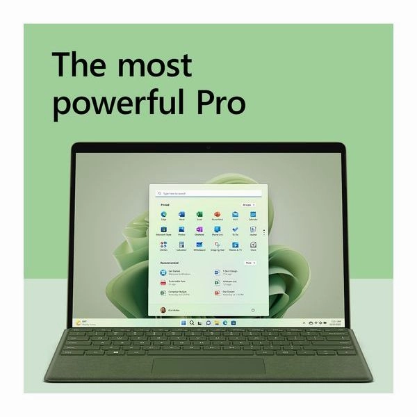 Microsoft Surface Pro 9 13" - Intel Core i5 12th Gen, 16GB RAM, 256GB SSD - Forest (Without Keyboard & Pen)