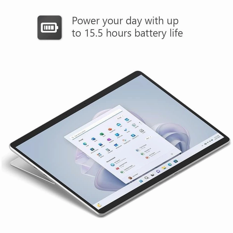 Microsoft Surface Pro 9, 13", Intel Core i7, 16GB RAM, 512GB SSD, Platinum