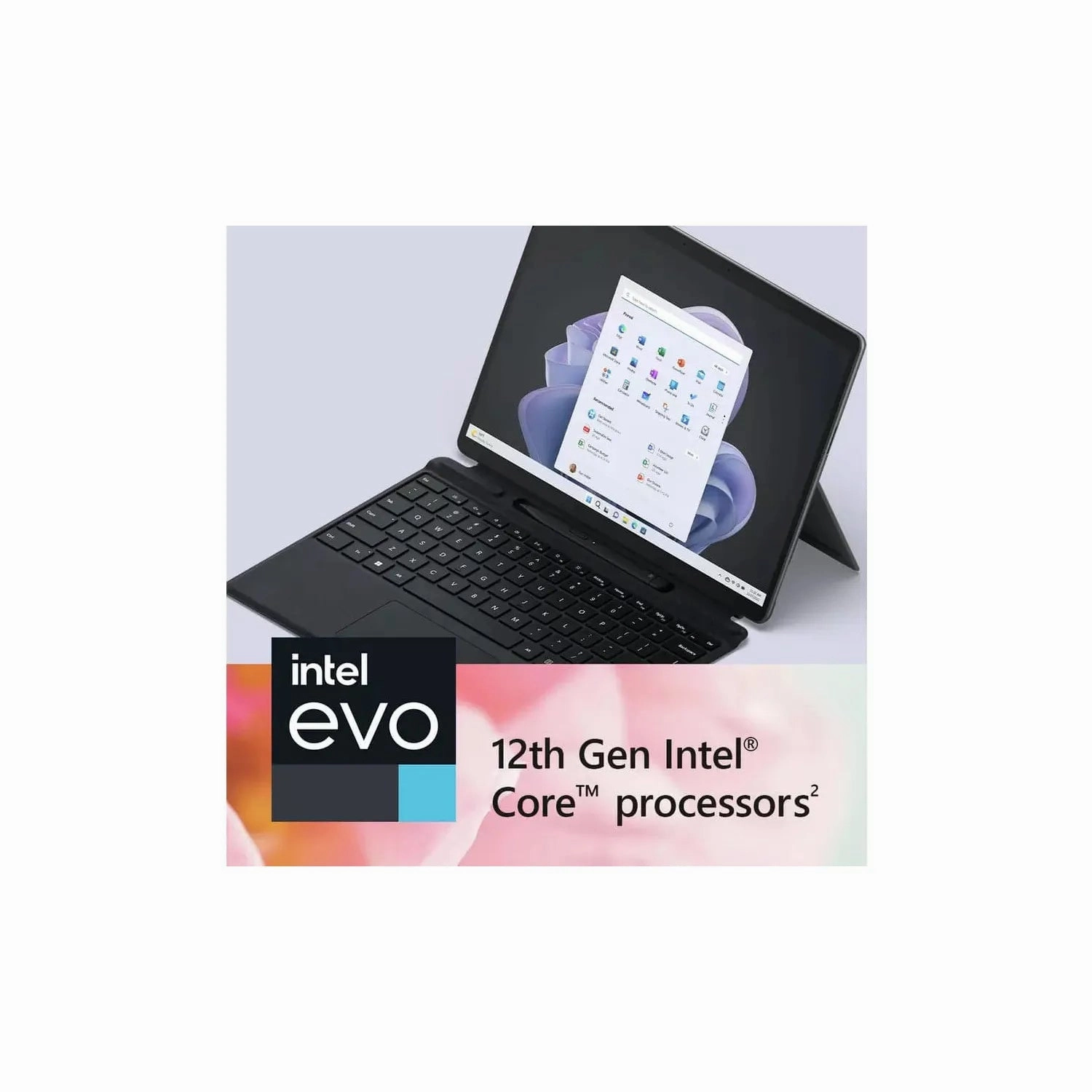 Microsoft Surface Pro 9 13in, Intel Core i5 - 1235U, 8GB 256GB 2-in-1 Laptop - QEZ-00020