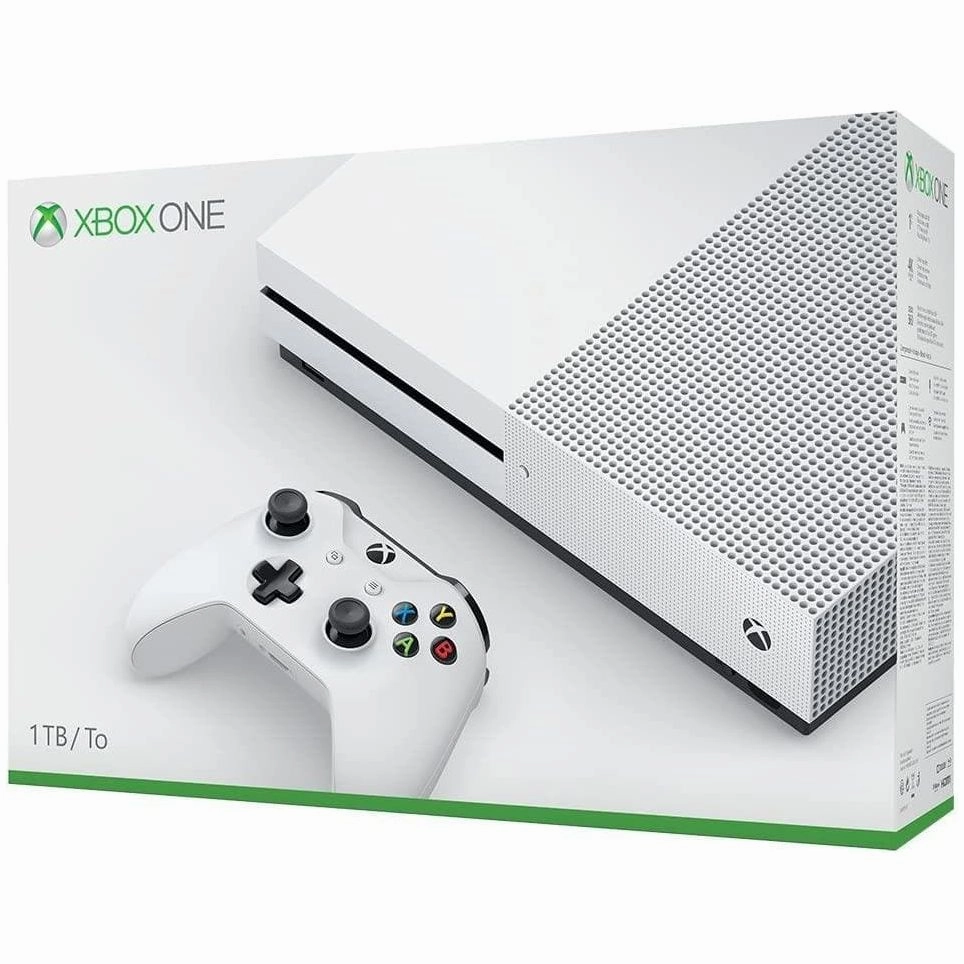 Microsoft Xbox One S 1TB Console - White