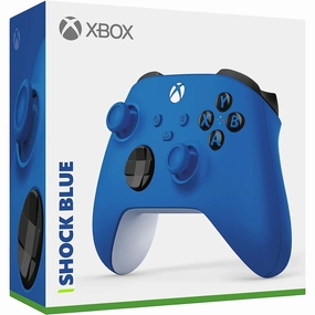 Microsoft Xbox Series X & S Wireless Controller - Shock Blue wireless gaming headset, best gaming earbuds, bluetooth earbuds with mic
