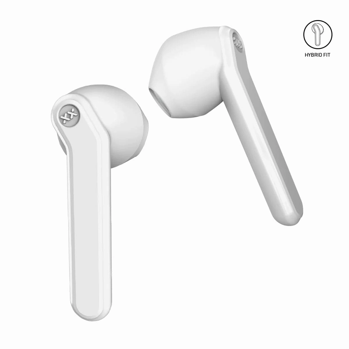 Mixx Audio Streambuds AX TWS True Wireless Earphones   Charging case - 24 Hours play time - wireless earbuds with touch sensor controls- Vanilla White