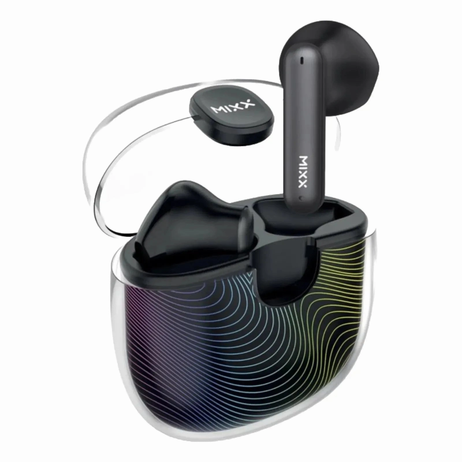 MIXX StreamBuds ColourChroma 2 Wireless Earbuds - Black