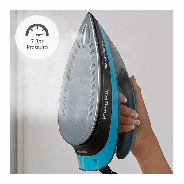 Morphy Richards Speed Steam Pro Intellitemp 332103 Steam Iron - Black & Teal