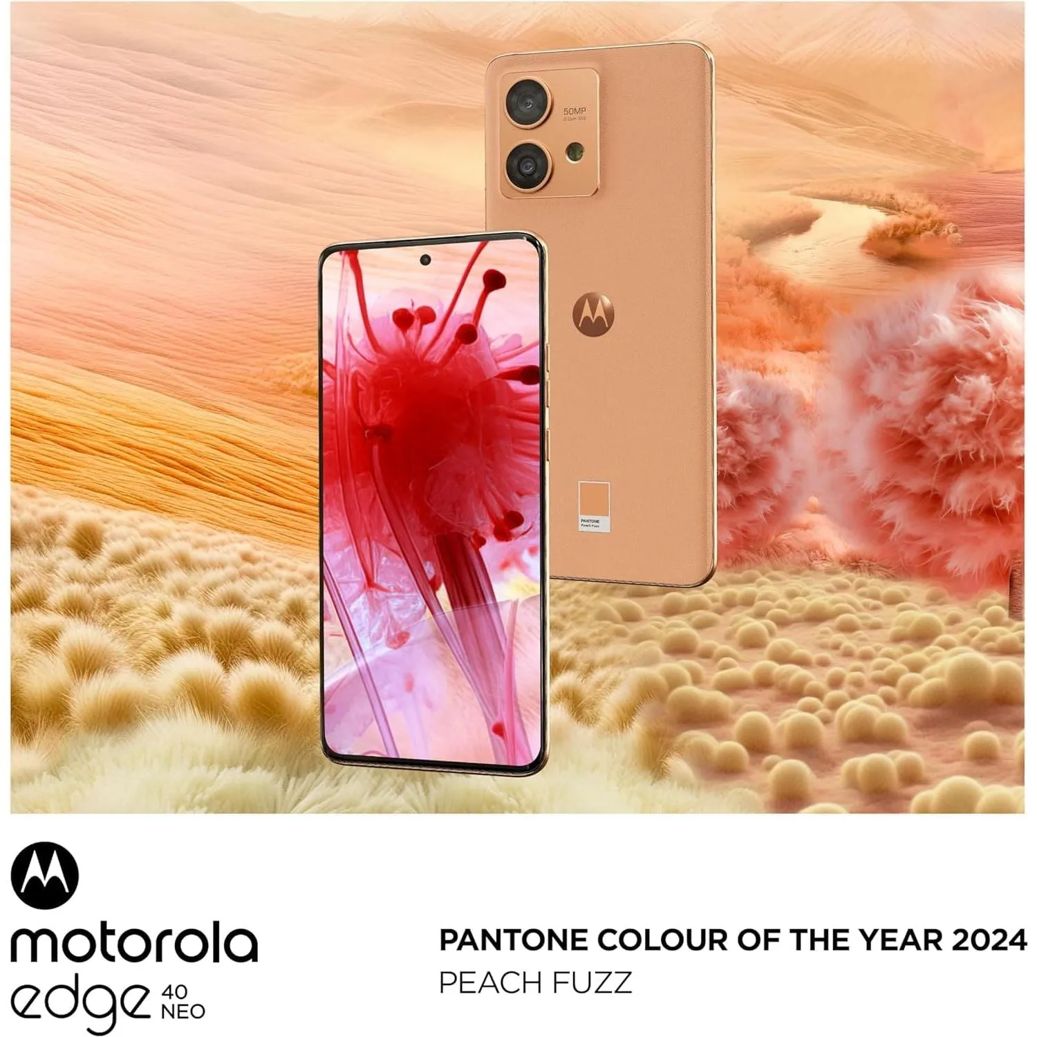 Motorola Edge 40 Neo 5G - 256GB - Peach Fuzz - Unlocked