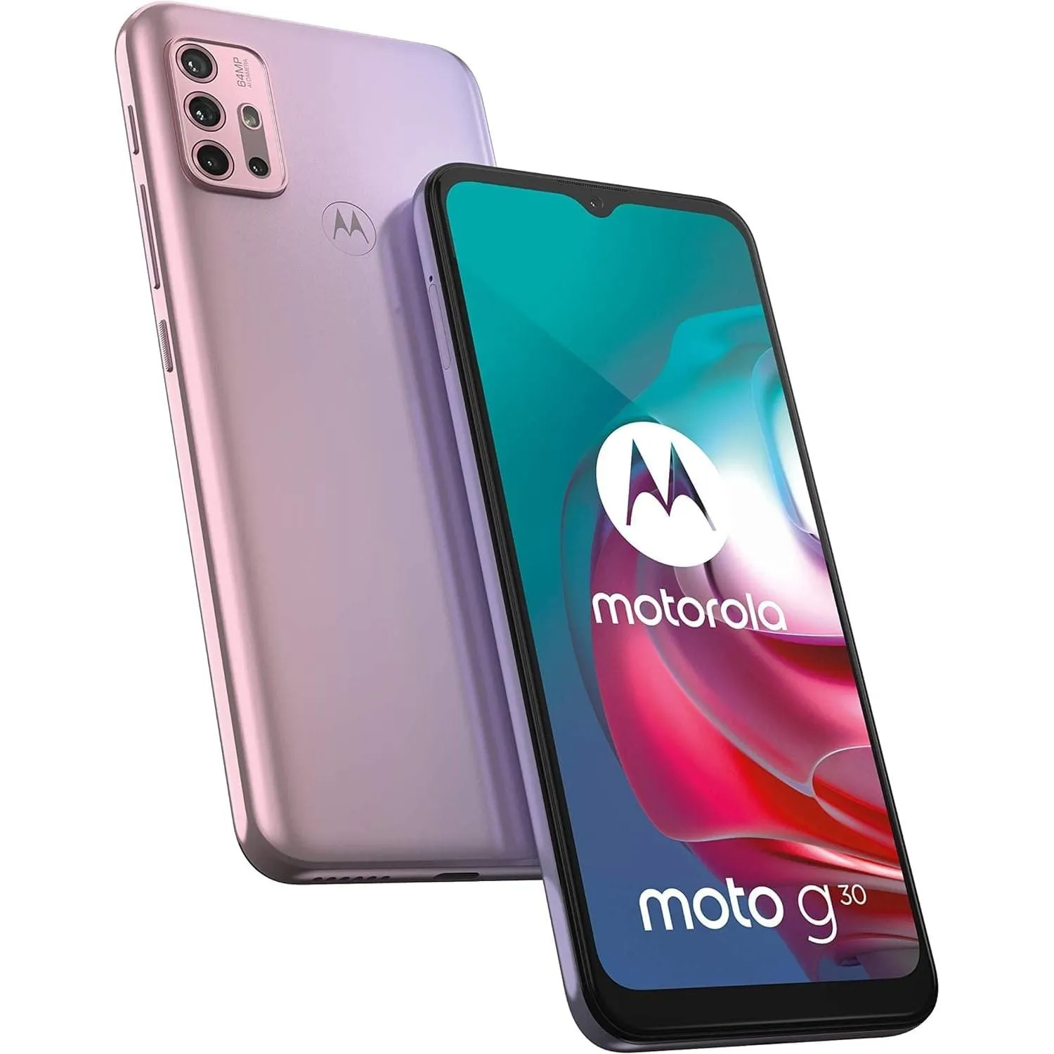 Motorola G30 4G - 128GB, Pastel Sky, Unlocked