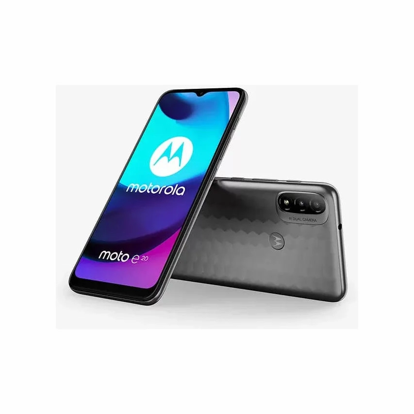 Motorola E20 4G 32GB Storage, 2GB RAM, Dual Sim Nano - Grey - Unlocked