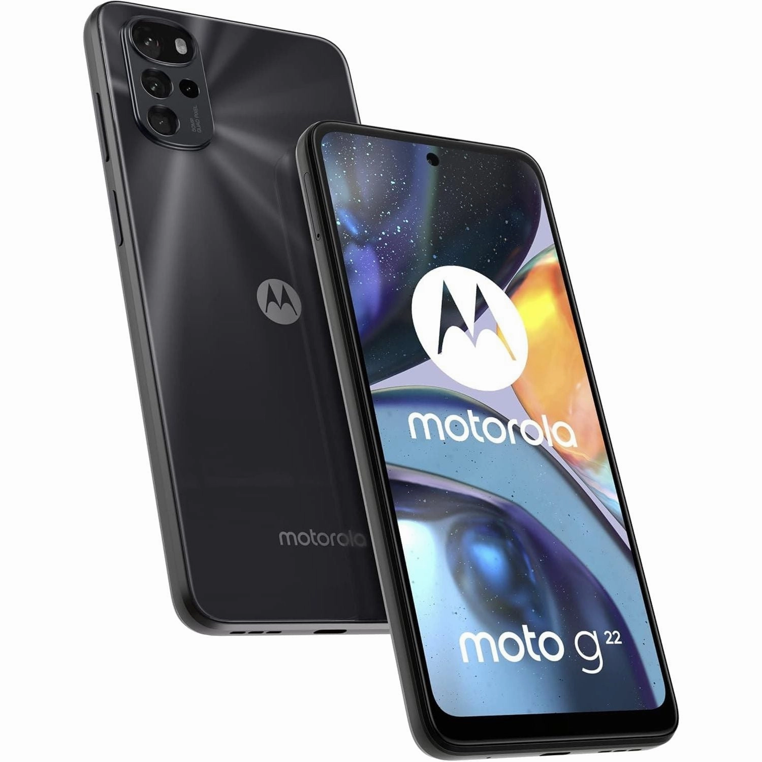 Motorola G22 4G - 64GB Mobile Phone - Cosmic Black