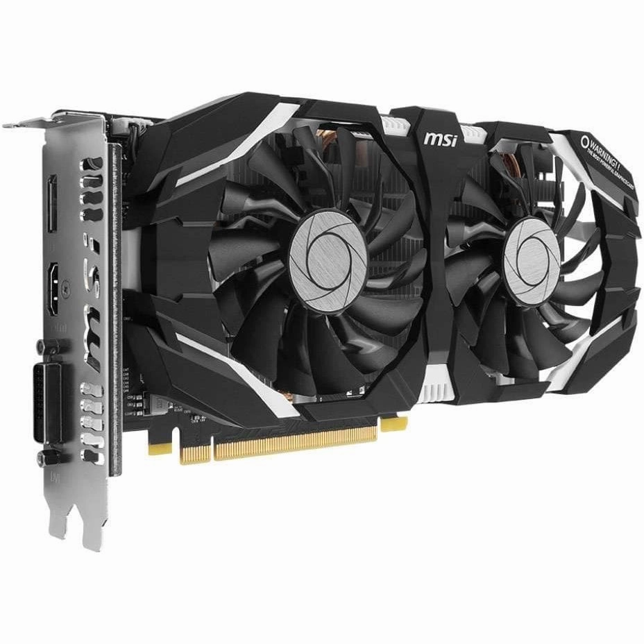 MSI Gaming GPU Nvidia GeForce GTX1060 6GT Overclocked 6 GB GDDR5 RAM PCIe x16 HDMI, DisplayPort, DVI Superclocked